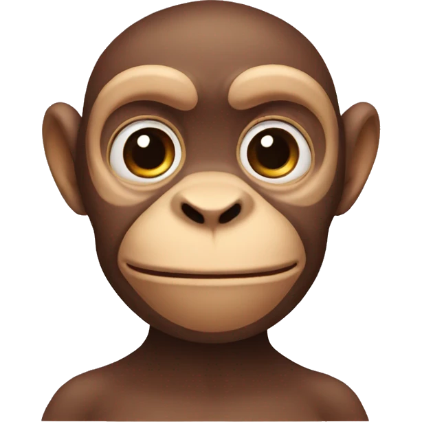 Two monkey friends emoji