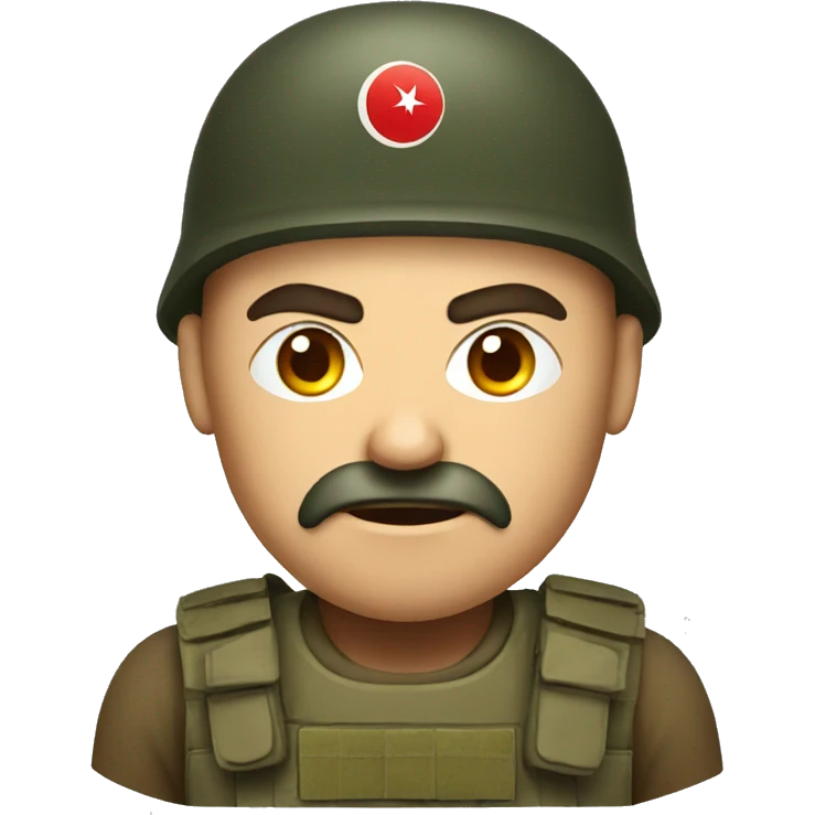 angry Turkish soldier emoji