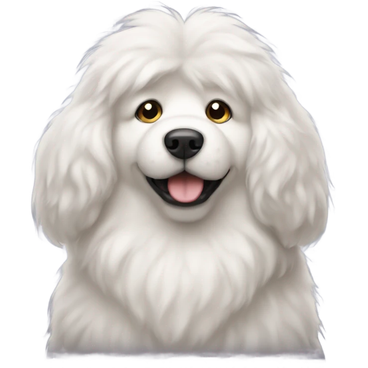 Big fluffy dog emoji