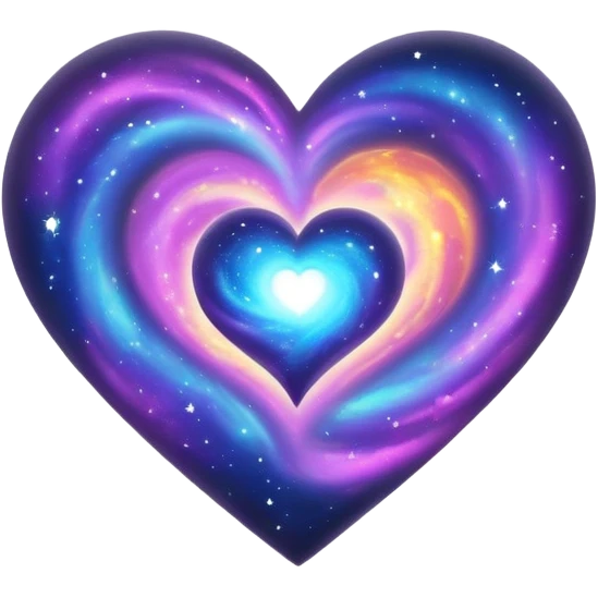 Galaxy heart  emoji