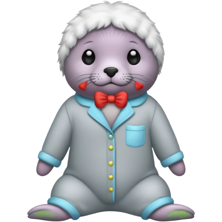 seal in pajamas  emoji