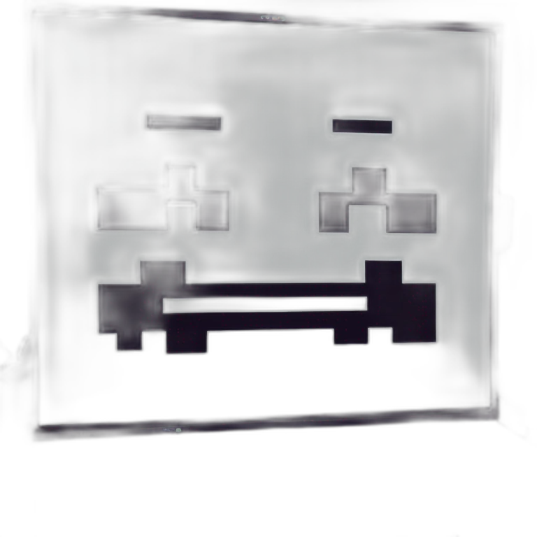 pixel art whiteboard invader emoji