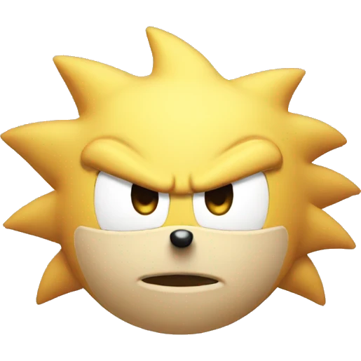 sonic head emoji