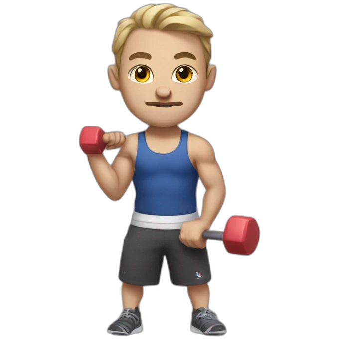 Gym rat emoji