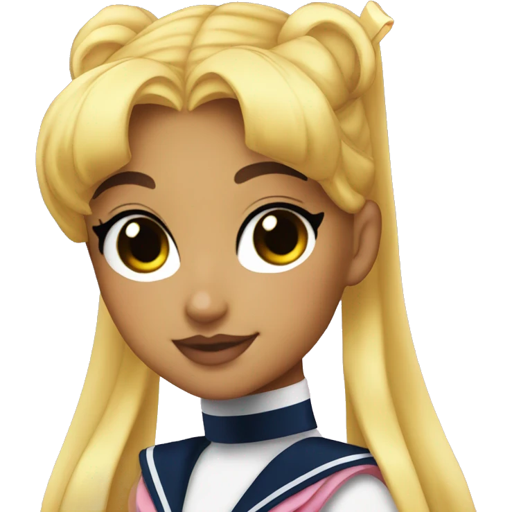 Ariana grande as sailor moon emoji