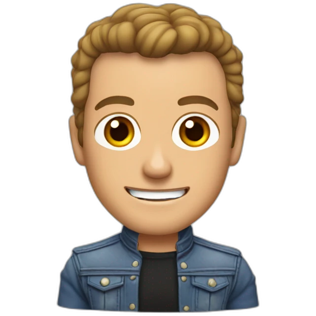 Cute jean Claude van Damme emoji