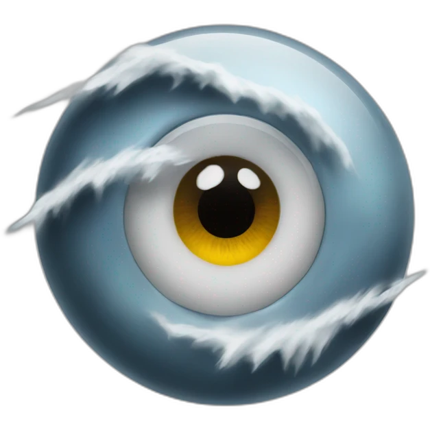 Hurricane eye emoji