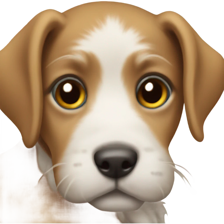 Christmas puppy emoji