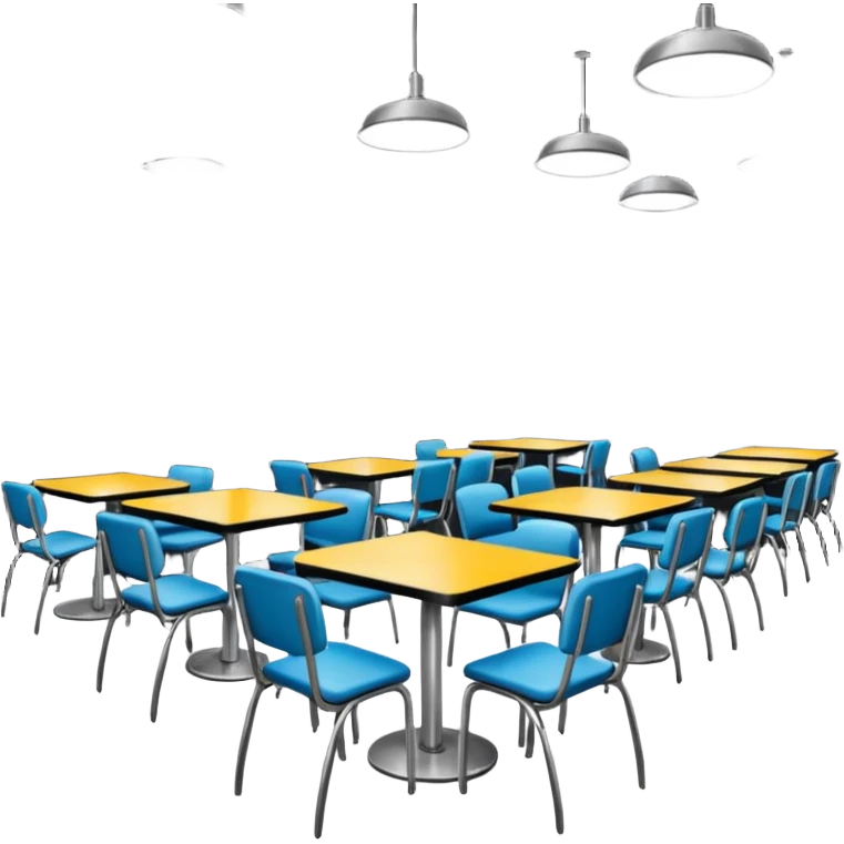 un comedor  de cafeteria emoji