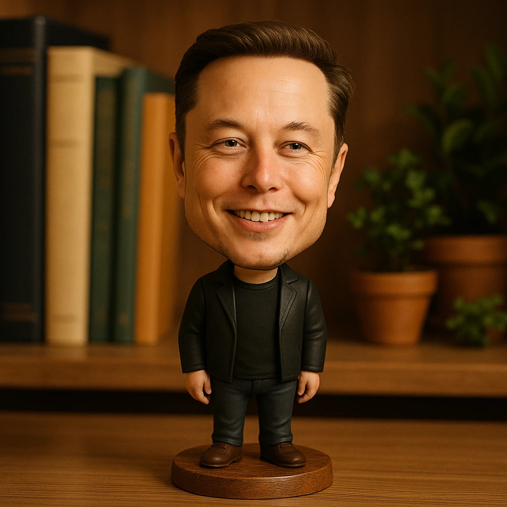 elon mush with wood emoji