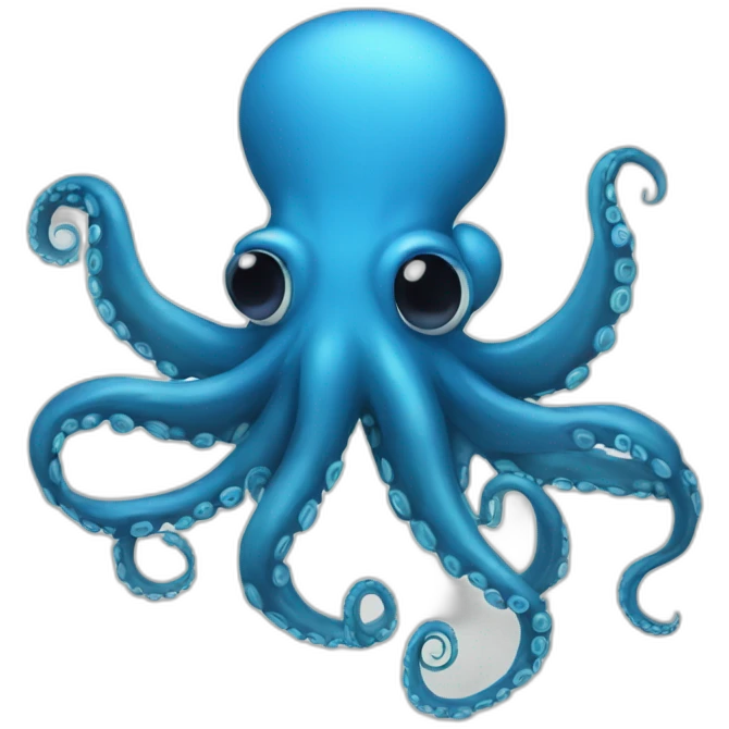 octopus blue emoji