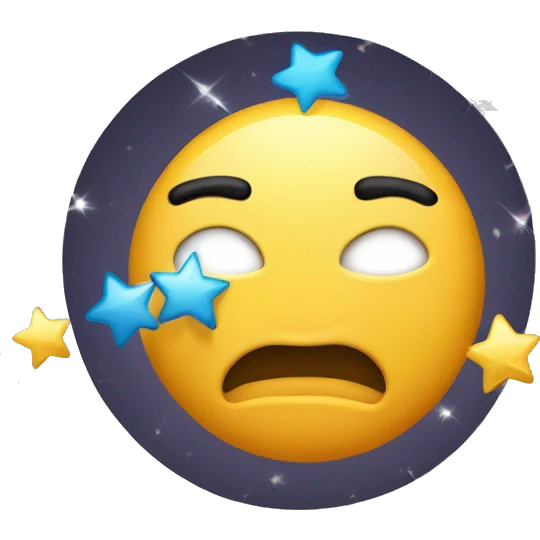 bola de discoteca con estrellas emoji