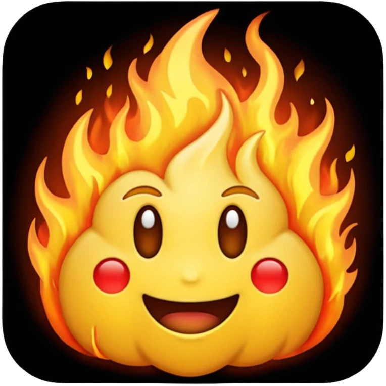 Emoji qui crache du feu en colère emoji