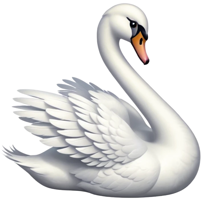 White swan emoji