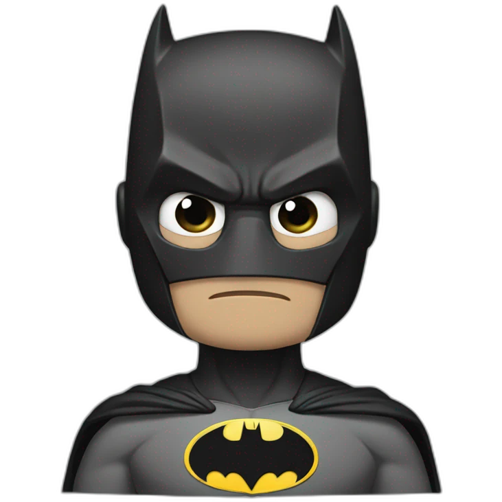 Sad batman emoji