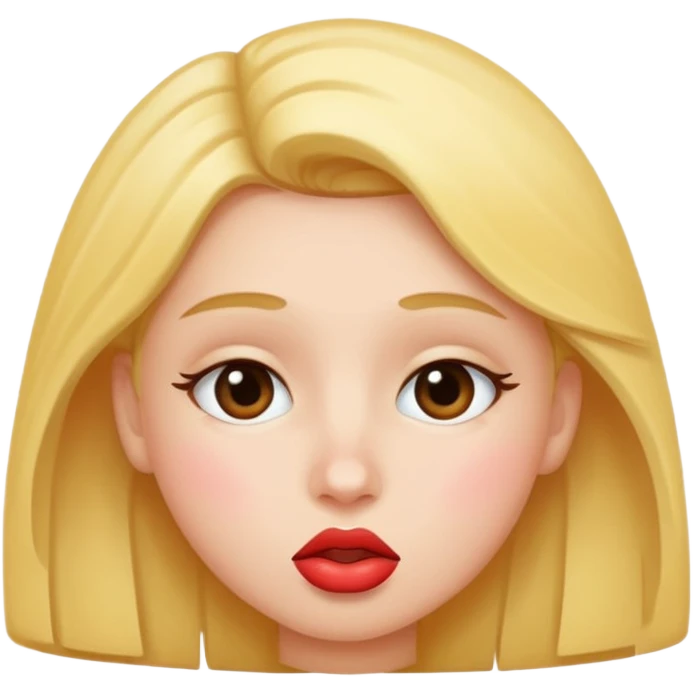 Kissy face emoji