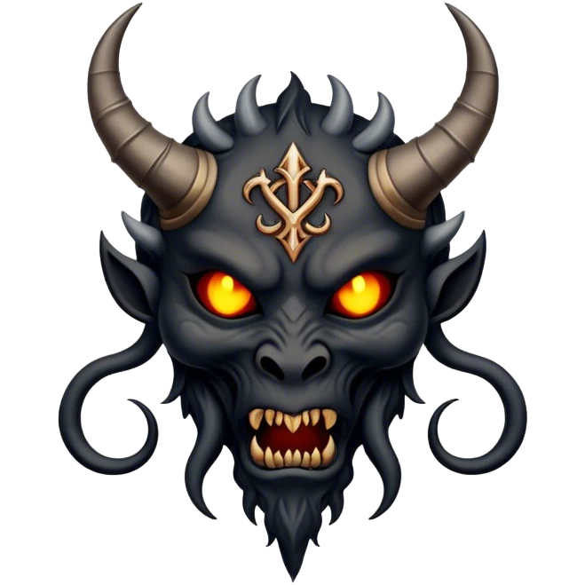 demon symbol medieval emoji