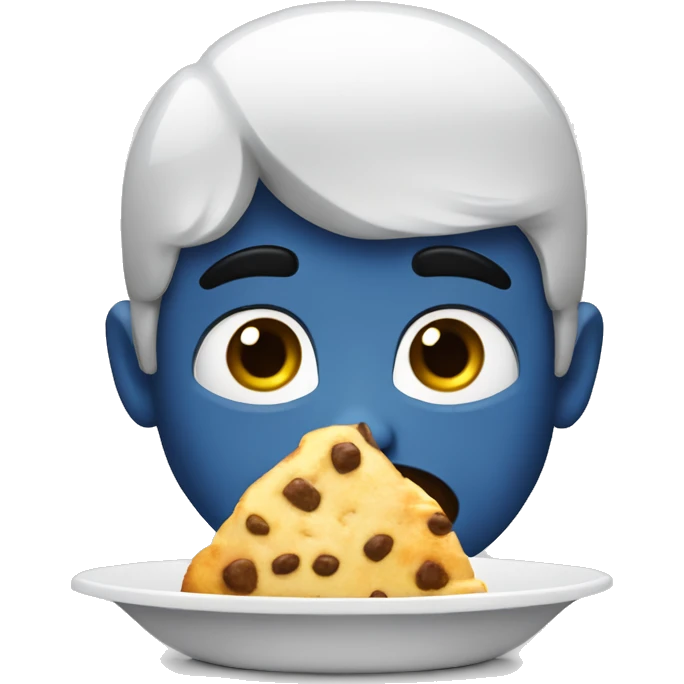 emoji triste che mangia emoji