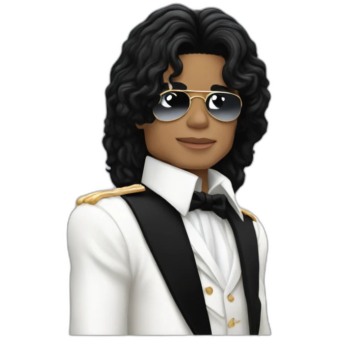 Michael Jackson blanc emoji