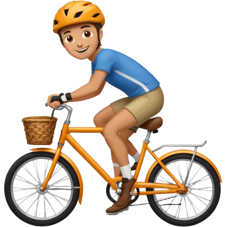 Penis riding a bike emoji