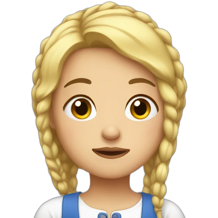French-girl-exhausted emoji