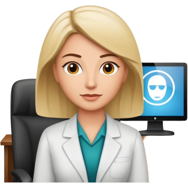 With therapist in office emoji