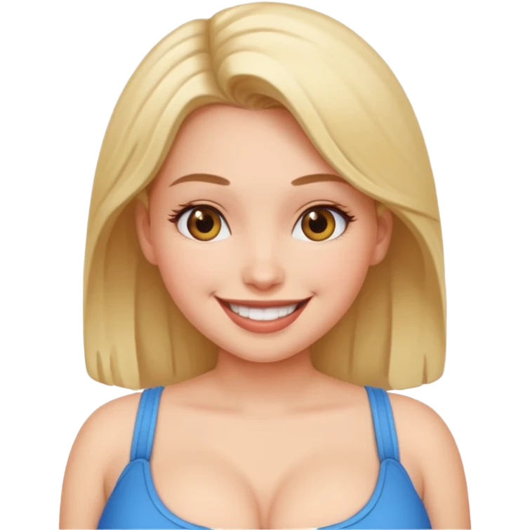 Girl with big boobs  emoji