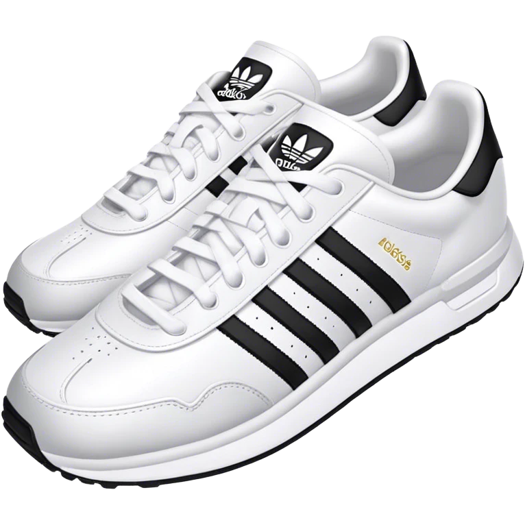 adidas sneakers with ribbon emoji