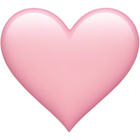 light pink heart emoji