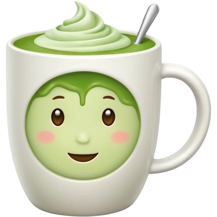 Aesthetic matcha emoji