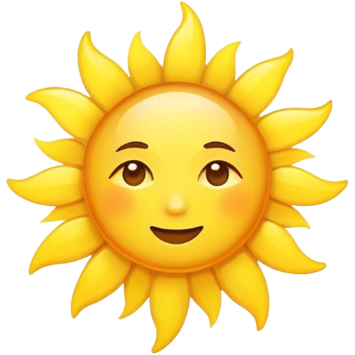 Sunshine emoji