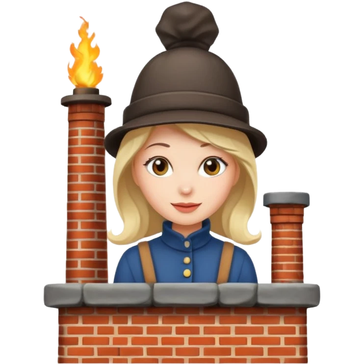 Female on a chimney emoji