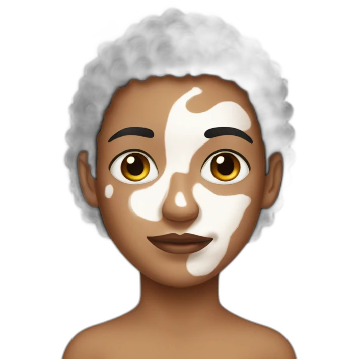 vitiligo emoji