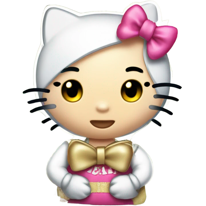 Hello kitty money emoji