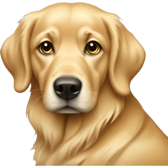 Golden retreiver emoji