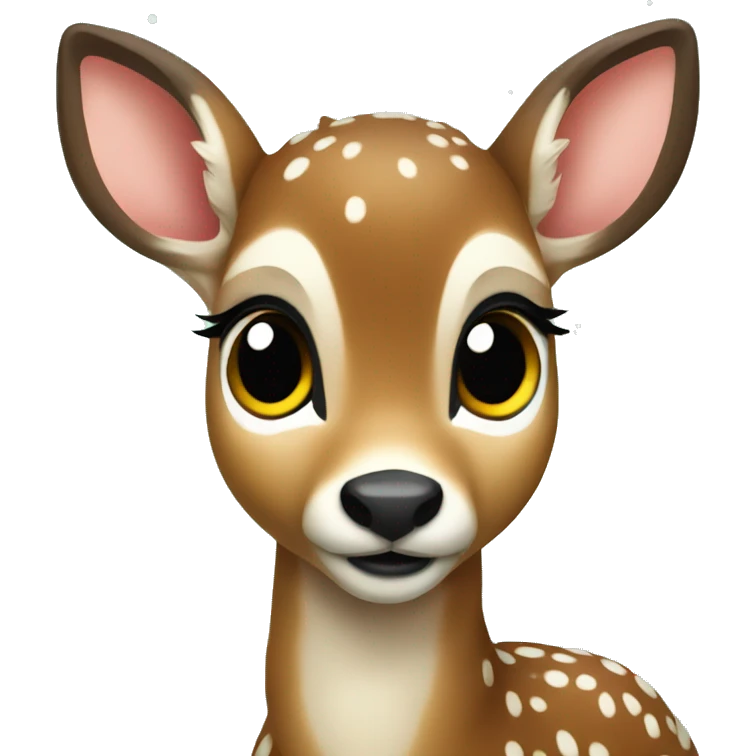 Baby deer for christmas emoji