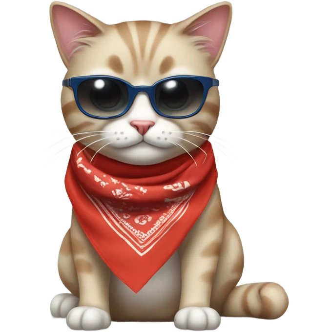 Thug cat emoji