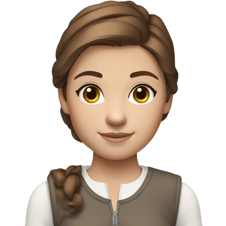Brown haired preppy girl lululemon emoji