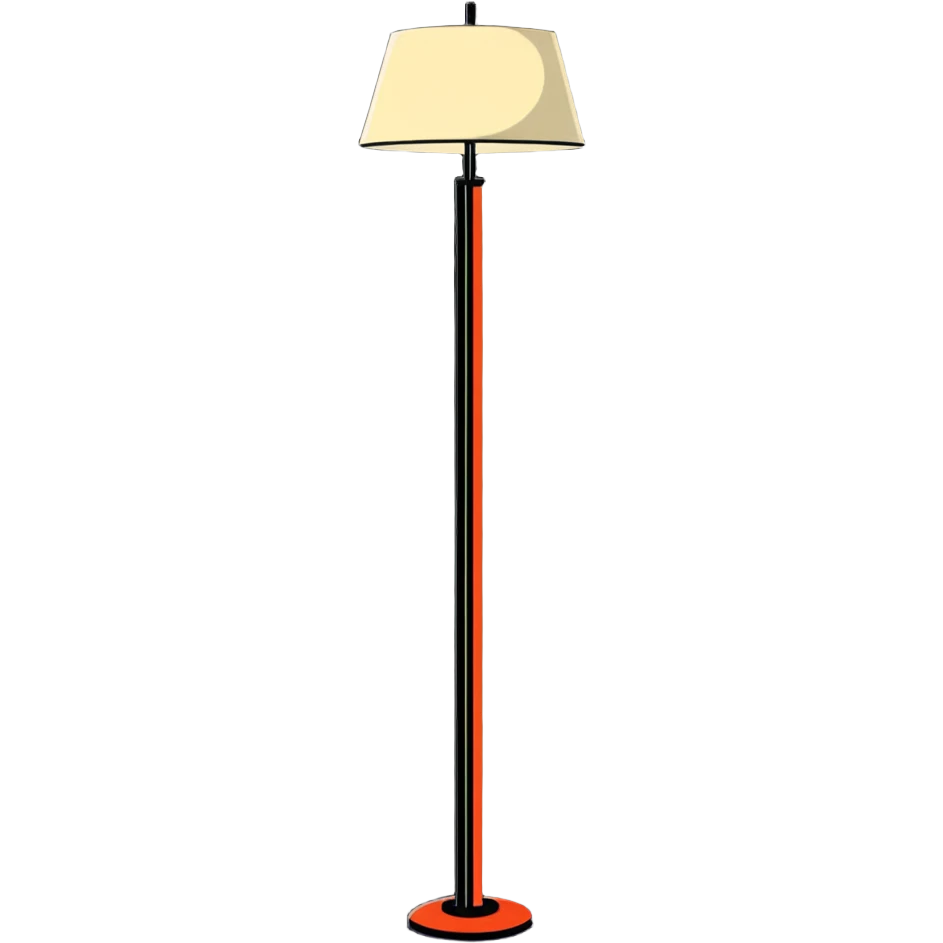 Modern Danish floor lamp emoji