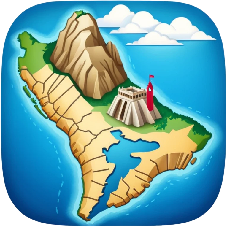 Map of Peru emoji