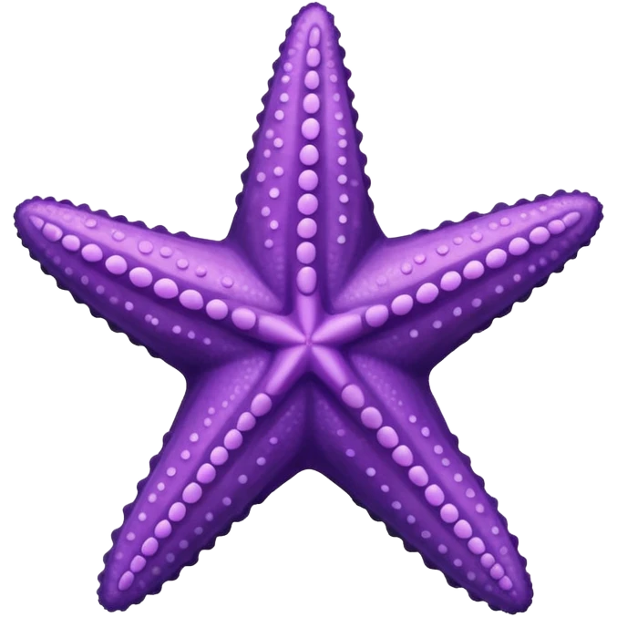 purple star fish emoji