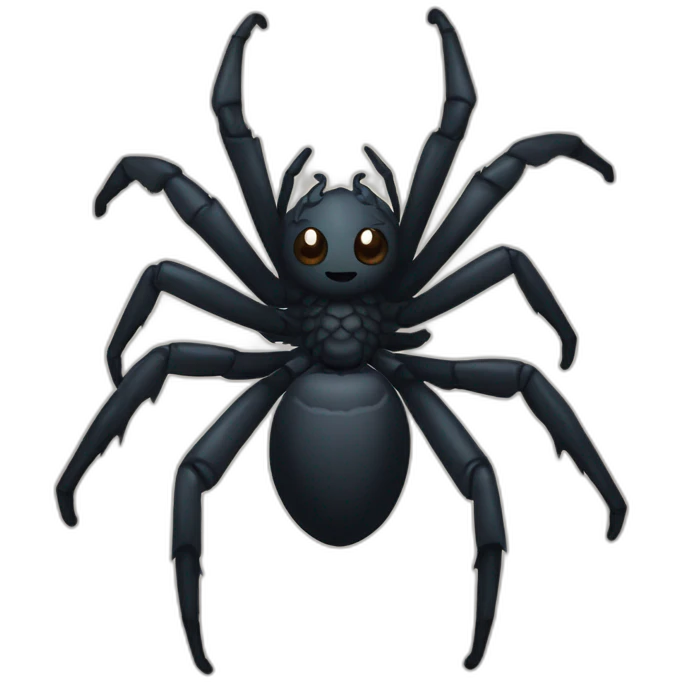 araña con piernas de humano emoji
