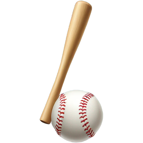 Baseball bat and a ball emoji