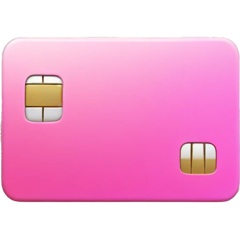 pink credit card emoji