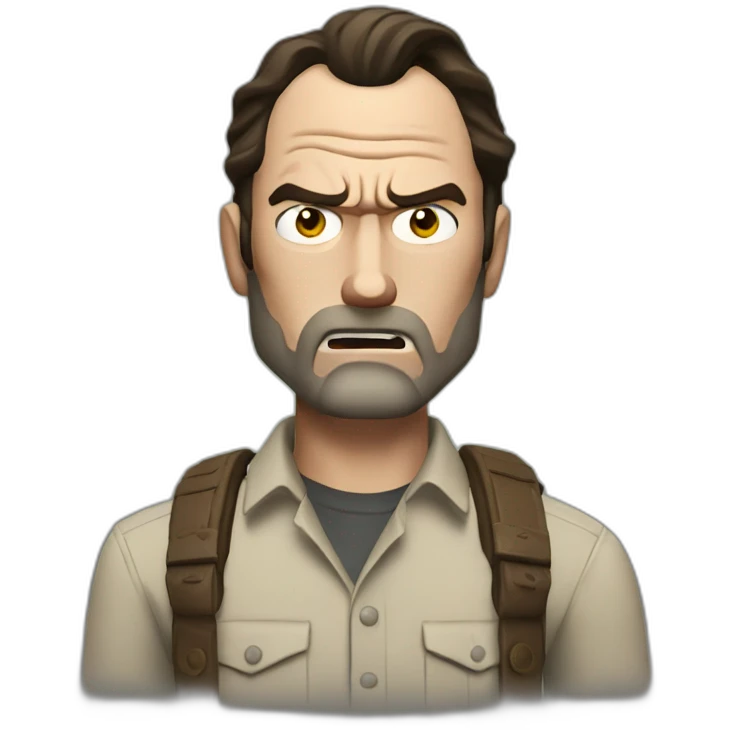 Rick grimes angry emoji
