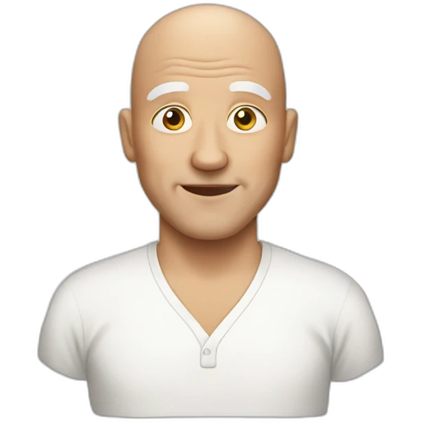 bald older white man emoji