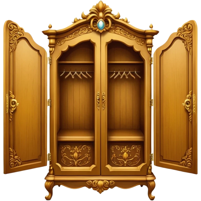 the lady who was turned into a wardrobe by magic, a character from the fairy tale Beauty and the Beast emoji