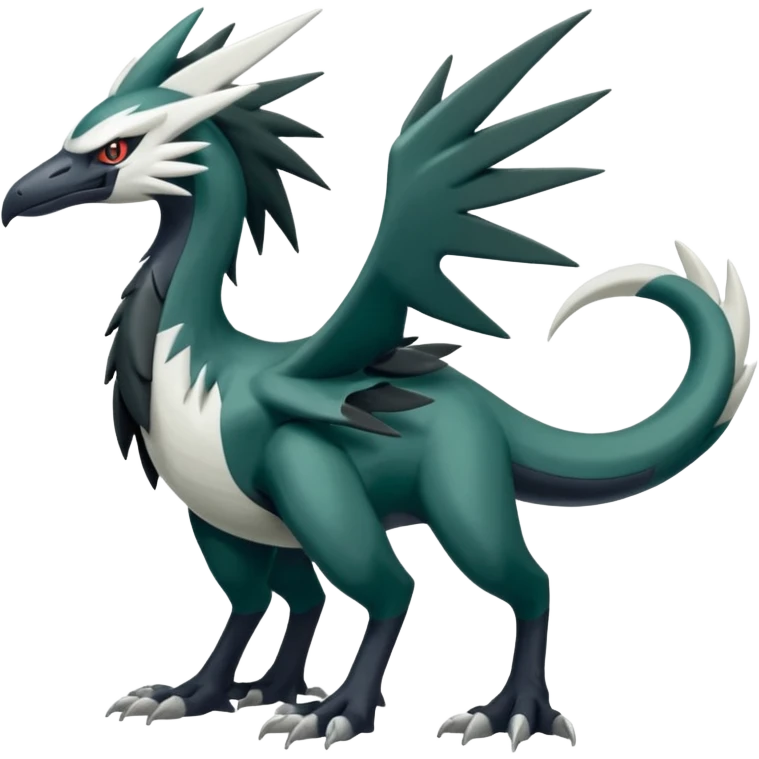 Nargacuga-Silvally-Fakémon-hybrid-creature (full body)  emoji