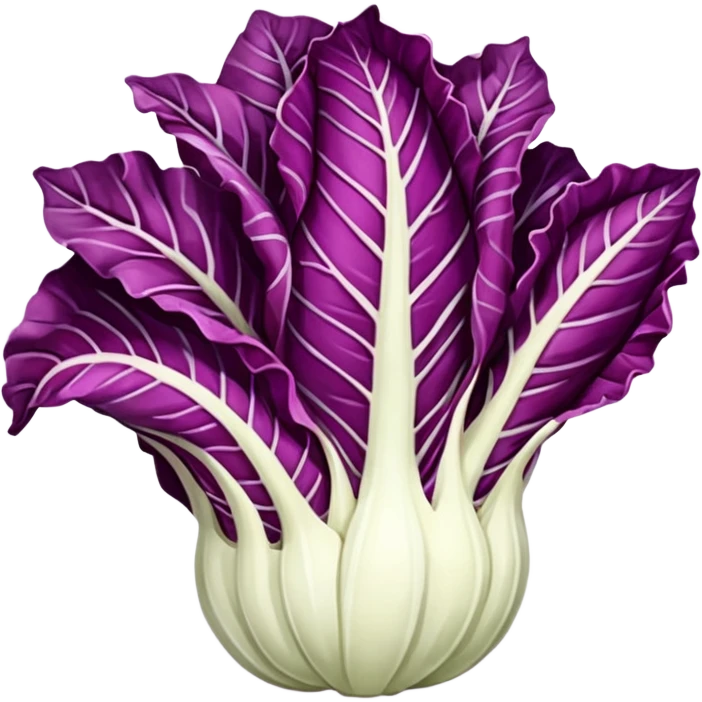 beautiful radichio only purple  emoji