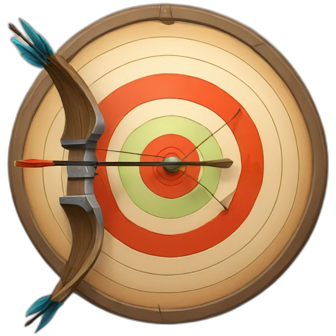 medieval archery target emoji